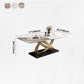 Rectangle Pedestal Dining Site Table Stone Dining Room Collection for Home Clearhalo ' dining_table' 'Dining Tables & Seating' 'Dining Tables' 'furn' 'furn_dining_table' 'Furniture' 'furniture_dining_table' 'Kitchen & Dining Furniture' 'kitchen&dining_furn' 'kitchen' 'kitchen_dining_table' 1200x1200_8108fddc-d076-4e08-baa1-3a123f620fc2