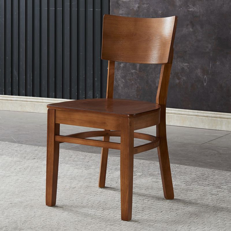 Industrial Style Dining Chair Solid Wood Open Back Armless chair Clearhalo 'Dining Chairs' 'Dining Tables & Seating' 'dining_chair' 'furn' 'furn_dining_chair' 'Furniture' 'Kitchen & Dining Furniture' 1200x1200_810949e1-0440-4c7e-be85-0c431b97e27f