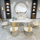 Traditional Luxury Oval Dining Table Sintered Stone Table with Gold Double Pedestal for Dining Room Clearhalo ' dining_table' 'Dining Tables & Seating' 'Dining Tables' 'furn' 'furn_dining_table' 'Furniture' 'furniture_dining_table' 'Kitchen & Dining Furniture' 'kitchen&dining_furn' 'kitchen' 'kitchen_dining_table' 1200x1200_810c9d60-6d7b-45d6-8bbc-dccdaf996bd1