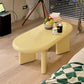 4 Legs Coffee Cocktail Table Wooden Oval Coffee or End Table Clearhalo 'Coffee & Accent Tables' 'Coffee Tables' 'coffee_tables' 'furn' 'furn_coffee_tables' 'Furniture' 'Living Room Furniture' 1200x1200_810d19f1-d270-474e-9d4a-b7207354663d