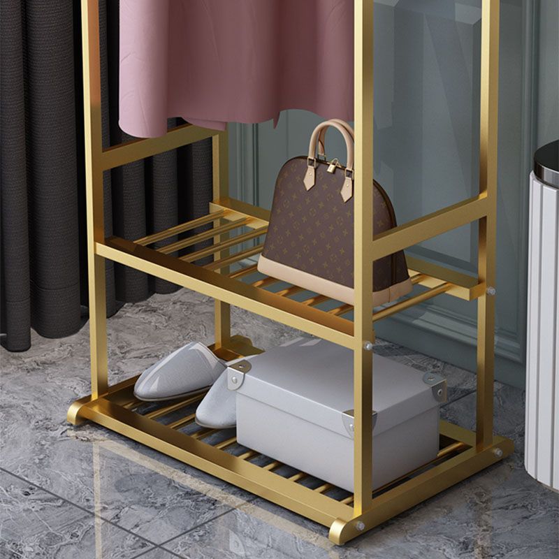 Glam Gam Metallic Appendiabiti a doppia cornice per padelle per soggiorno per soggiorno