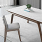 Table à manger en pierre moderne médiévale Table rectangulaire pour salle à manger