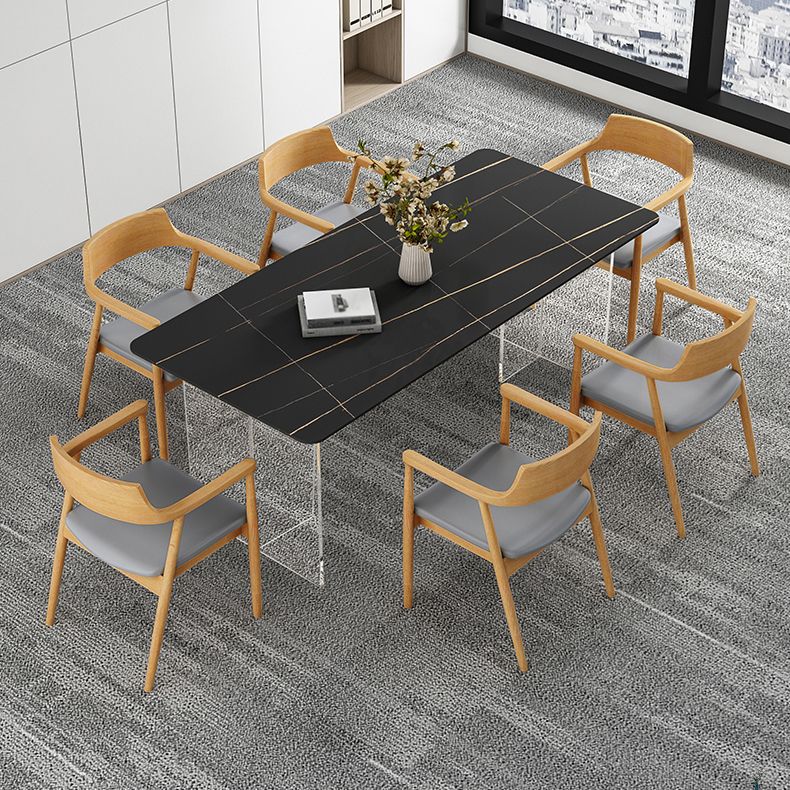 Modern 1/2/5/7 Pieces Dining Set Sintered Stone Dining Furniture Set /Separate Items Clearhalo 'Dining Room Sets' 'Dining Tables & Seating' 'dining_room_set' 'furn' 'furn_dining_room_set' 'Furniture' 'furniture_dining_room_set' 'Kitchen & Dining Furniture' 'kitchen&dining_furn' 'kitchen' 1200x1200_8113f3b2-7ace-4c01-b8e9-2095782f626b
