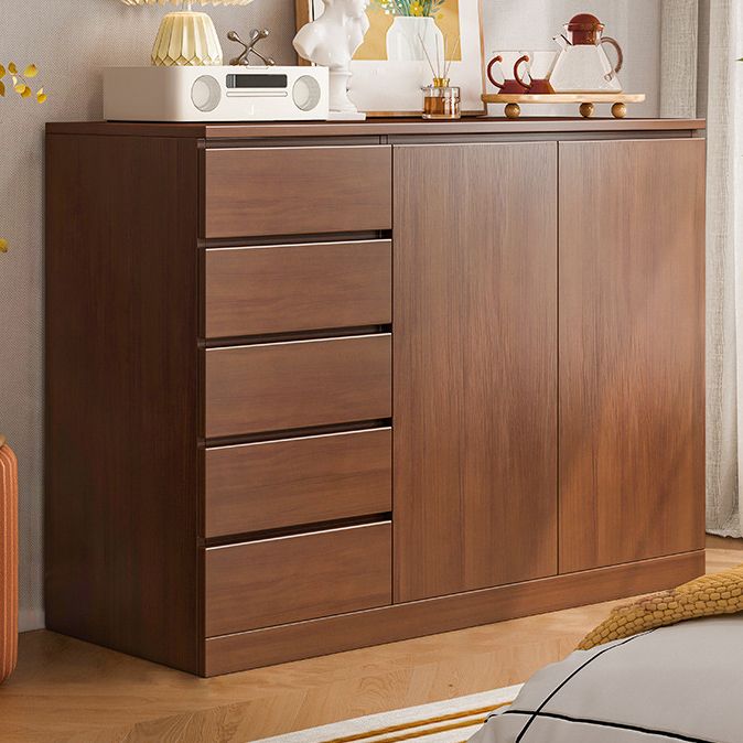 Artificial Wood Sideboard Modern Dining Sideboard with Drawers and Storage Clearhalo 'buffet_sideboard' 'Buffets & Sideboards' 'furn' 'furn_buffet_sideboard' 'Furniture' 'Kitchen & Dining Furniture' 1200x1200_81142460-172f-4989-8cd8-c52c140fd3b6