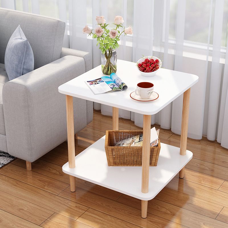 Wood 4 Legs End Table Modern Side End Snack Table for Living Room Clearhalo 'Coffee & Accent Tables' 'End & Side Tables' 'end_side_tables' 'furn' 'furn_end_side_tables' 'Furniture' 'Living Room Furniture' 1200x1200_81151a69-1fc5-479c-99f0-72d3289e110e