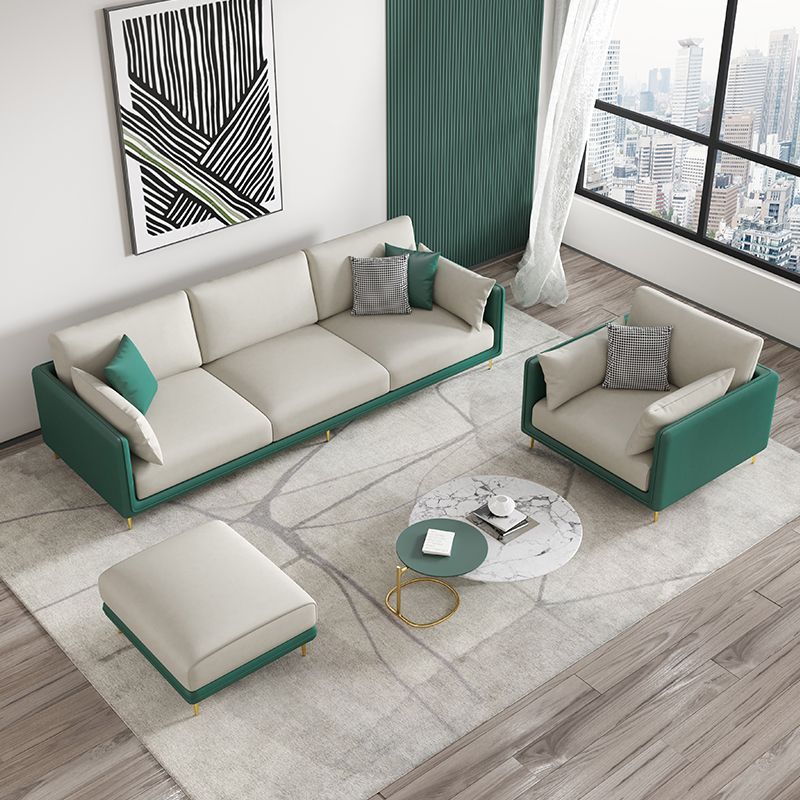 Square Arm Sofa with Sponge Cushion Modern for Living Room, Apartment Clearhalo 'furn' 'furn_sofas' 'Furniture' 'furniture_sofas' 'Living Room Furniture' 'Sofa' 'sofas' 1200x1200_8115ebd7-cf55-469c-a3b3-d6c478517e1b