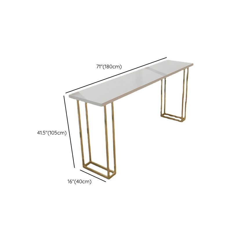 Glam Style Rectangle Counter Set 1/5 Pieces Solid Wood Bistro Set Clearhalo 'Bar Furniture' 'furn' 'furn_home_bar_bar_sets' 'Furniture' 'Home Bars & Bar Sets' 'home_bar_bar_sets' 'Kitchen & Dining Furniture' 1200x1200_8116e7c0-7e5d-45d5-8242-fc96ccc29369