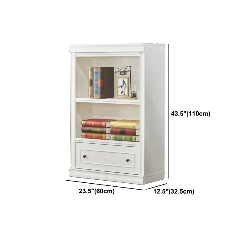 Scandinavian Style Bookcase with Drawers White Shelf Bookcase for Home and Office Clearhalo 'Bookcases' 'furn' 'furn_bookcases' 'Furniture' 'furniture_bookcases' 'kitchen' 'kitchen_bookcases' 'Living Room Furniture' 'Office Furniture' 1200x1200_8118645e-2c10-4d7a-9228-62e500cc5cb6