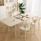 White Rectangle Dining Room Table Modern Dinner Room Kitchen Table Clearhalo 'Dining Tables & Seating' 'Dining Tables' 'dining_table' 'furn' 'furn_dining_table' 'Furniture' 'Kitchen & Dining Furniture' 1200x1200_81193fbc-920e-44de-ae4b-da6d6ad41c25