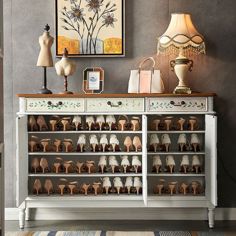 Industrial Painted Accent Cabinet Two/Three Drawers Wood Chest Clearhalo 'Cabinets & Chests' 'cabinets_chests' 'furn' 'furn_cabinets_chests' 'Furniture' 'Living Room Furniture' 1200x1200_811a0e2c-6c04-434a-92bc-4e6b0392ed58