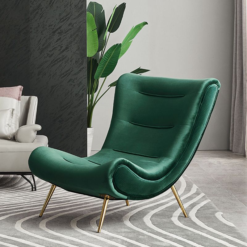 40,5 "L x 37" W x 31,5 "H Polsterer Akzentstuhl Armless Lounge Stuhl mit Ottoman