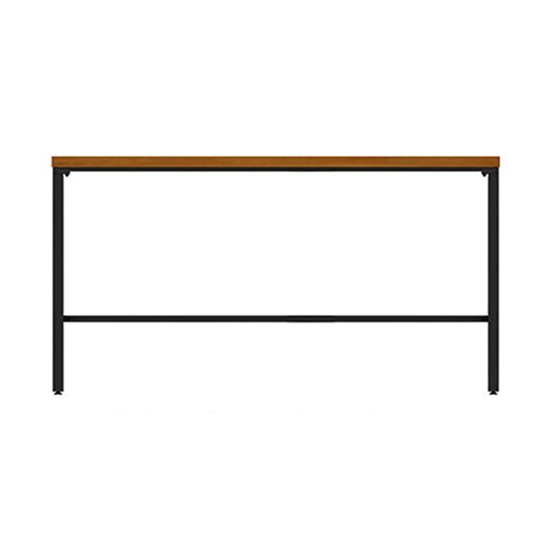 Glam Rectangle Pub Table Set 1/2/3/7 Pieces Pine Wood Top Bar Table with Metal Stools Clearhalo 'Bar Furniture' 'furn' 'furn_home_bar_bar_sets' 'Furniture' 'Home Bars & Bar Sets' 'home_bar_bar_sets' 'Kitchen & Dining Furniture' 1200x1200_81243a4f-5fc3-4a6e-bc46-03631eac207c