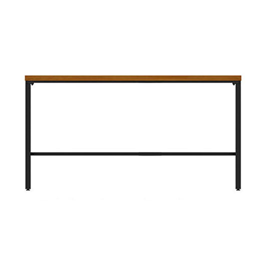 Glam Rectangle Pub Table Set 1/2/3/7 Pieces Pine Wood Top Bar Table with Metal Stools Clearhalo 'Bar Furniture' 'furn' 'furn_home_bar_bar_sets' 'Furniture' 'Home Bars & Bar Sets' 'home_bar_bar_sets' 'Kitchen & Dining Furniture' 1200x1200_81243a4f-5fc3-4a6e-bc46-03631eac207c