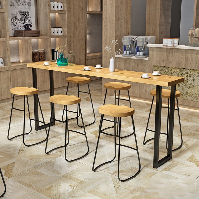 Contemporary Dining Stools Backless Bar Stools with Footrest Clearhalo 'Bar Furniture' 'Bar Stools' 'bar_stools' 'furn' 'furn_bar_stools' 'Furniture' 'Kitchen & Dining Furniture' 1200x1200_812a9b0b-a81a-4591-8dc0-992f9be508ff