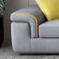 Slipcovered Sectional Pillow Top Arm Sofa & Chaise with 4 Seaters