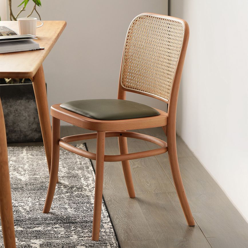 Nordic Style Armless Open Back Chairs for Home Wood Legs Dining Side Chairs Clearhalo 'Dining Chairs' 'Dining Tables & Seating' 'dining_chair' 'furn' 'furn_dining_chair' 'Furniture' 'furniture_dining_chair' 'Kitchen & Dining Furniture' 1200x1200_8130e4d1-fdfe-41a5-8da5-4500abc28c58