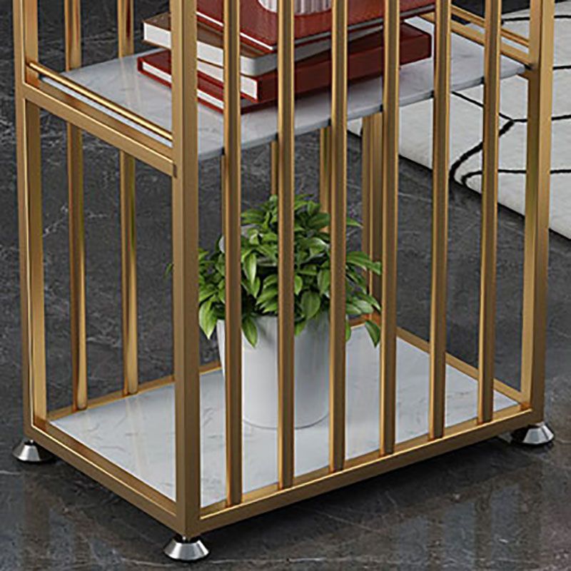 Glam Style Rectangle Counter Table Marble Top 42-inch Height Table for Living Room Clearhalo 'Bar Furniture' 'Bar Tables' 'bar_tables' 'furn' 'furn_bar_tables' 'Furniture' 'furniture_bar_tables' 'Kitchen & Dining Furniture' 'kitchen&dining_furn' 'kitchen' 1200x1200_813172eb-da33-488f-9c48-edef1ea566bc