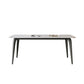 Medieval Modern Stone Dining Table 4 Legs Rectangle Table for Kitchen
