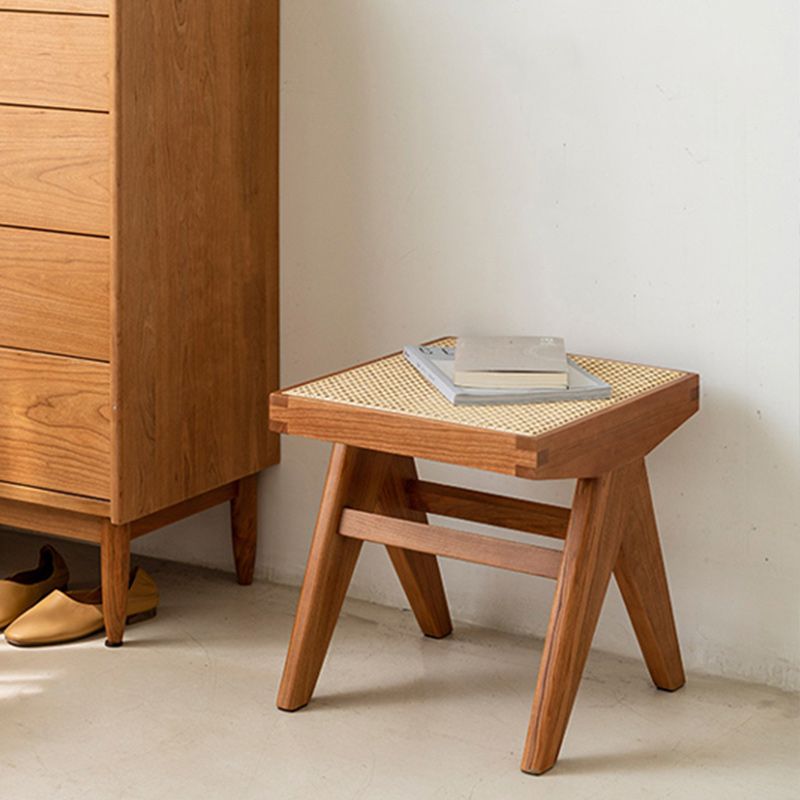 Modern Solid Wood Seating Bench Matte Finish Ottoman Bench with Legs Clearhalo 'Benches' 'Chairs & Seating' 'furn' 'furn_benches' 'Furniture' 'Living Room Furniture' 1200x1200_8137c44d-93ba-4877-b04a-a5d396e3e28d