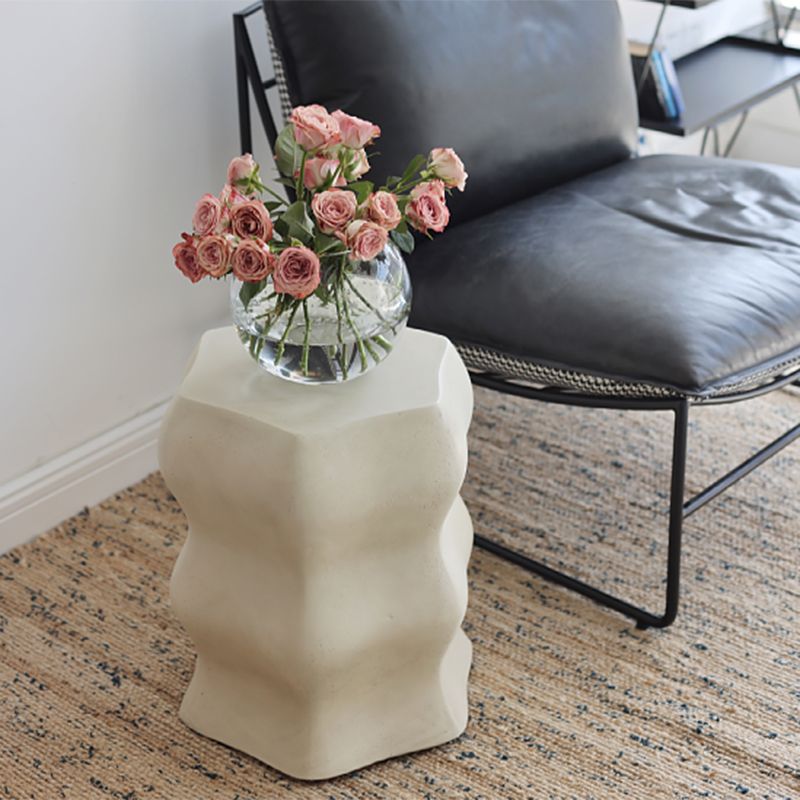 14.6" Wide Metal Block Side Table Geometric Sofa Side Accent Table Clearhalo 'Coffee & Accent Tables' 'End & Side Tables' 'end_side_tables' 'furn' 'furn_end_side_tables' 'Furniture' 'Living Room Furniture' 1200x1200_8138842b-7199-4aac-9da5-fdd6cf89a358