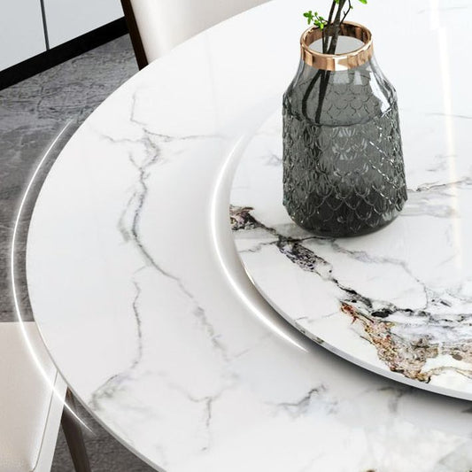 Set à manger moderne Pierre 1/4/5/7 pièces meubles de plate-forme pour la salle à manger pour la maison