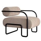 工業スタイル26 "幅固定されたバックメタルベーススポンジアームチェア