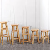 Modern Armless Backless Counter Stool Wood Cafe Bar Stool with Seat and Pedal Clearhalo 'Bar Furniture' 'Bar Stools' 'bar_stools' 'furn' 'furn_bar_stools' 'Furniture' 'furniture_bar_stools' 'Kitchen & Dining Furniture' 1200x1200_8144772a-24ed-48a5-ab43-188b805f58c5