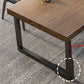Juego de comedor moderno de 1/10 piezas, mesa de comedor rectangular de madera de pino para cafetería