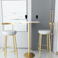 Glam Metal Bar and Counter Stool Low Back Stool with 4 Legs in Gold Clearhalo 'Bar Furniture' 'Bar Stools' 'bar_stools' 'furn' 'furn_bar_stools' 'Furniture' 'furniture_bar_stools' 'Kitchen & Dining Furniture' 1200x1200_8149c4ca-0c14-4bcf-8fcd-acfebf277a7b