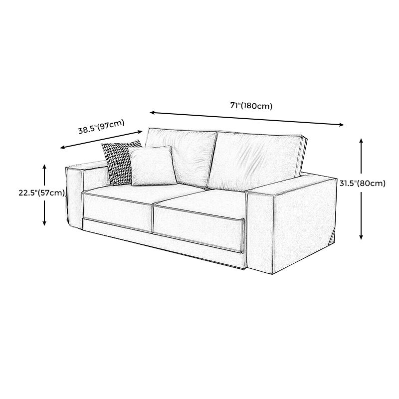Square Arm Dark Gray Cushion Back Removable Cushions Storage Sofa Clearhalo 'furn' 'furn_sectionals' 'Furniture' 'furniture_sectionals' 'Living Room Furniture' 'Sectionals' 1200x1200_814aa5fc-65cc-4858-b9e3-254b66f94a67