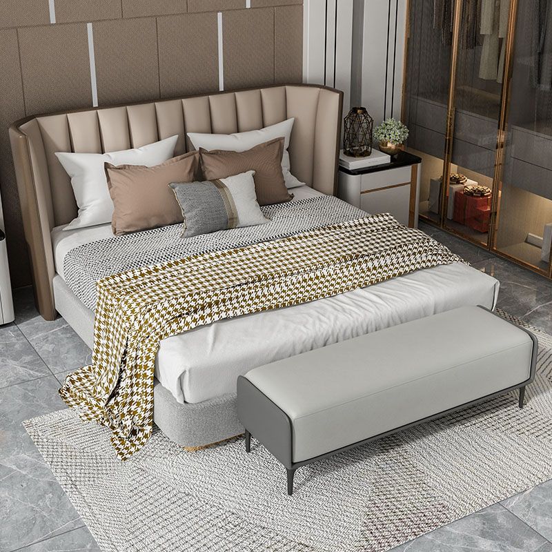 Modern Entryway Bench Cushioned Metal Entryway and Bedroom Bench , 16 inch Wide Clearhalo 'Benches' 'Chairs & Seating' 'furn' 'furn_benches' 'Furniture' 'Living Room Furniture' 1200x1200_814cc24c-e66b-4529-b8ad-217698a3dc4e