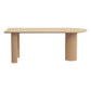 Pine Solid Wood Dining Table Modern Free Form Dining Table with Natural Finish Legs Clearhalo 'Dining Tables & Seating' 'Dining Tables' 'dining_table' 'furn' 'furn_dining_table' 'Furniture' 'Kitchen & Dining Furniture' 1200x1200_814d7773-b7a1-4149-99c9-ccf24f6983fd