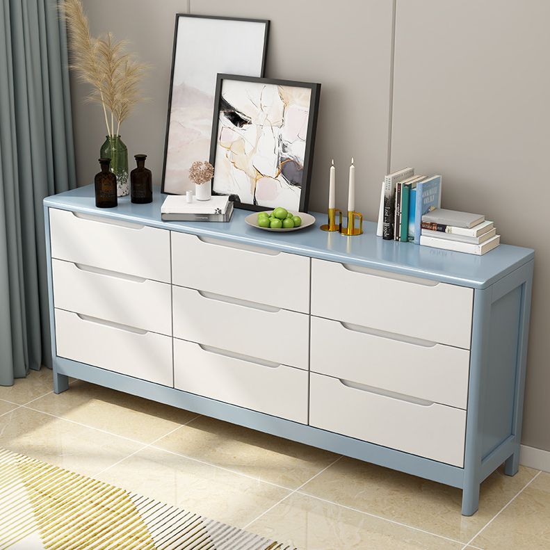 Bedroom Dresser Modern Style Rubber Wood Storage Chest with Multi Drawers Clearhalo 'Bedroom Furniture' 'Dressers & Chests' 'dressers_chests' 'furn' 'furn_dressers_chests' 'Furniture' 1200x1200_814ec5a2-2513-4a11-8637-fe9f99723de0