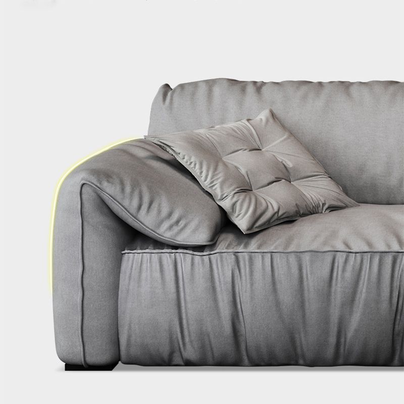 Living Room Pillow Top Arm Standard Sofa Light Gray Couch for Apartment Clearhalo 'furn' 'furn_sofas' 'Furniture' 'furniture_sofas' 'Living Room Furniture' 'Sofa' 'sofas' 1200x1200_814f9790-16c8-4874-bb2a-9421c95922cc