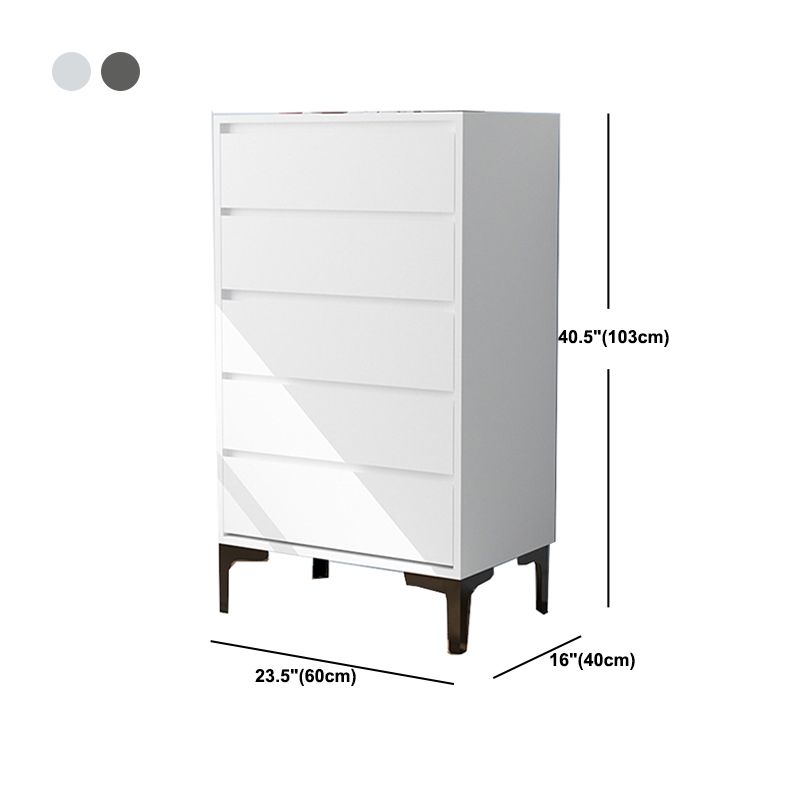 Modern 23.62" L Accent Chest with Drawers and Black Bracket Legs Clearhalo 'Cabinets & Chests' 'cabinets_chests' 'furn' 'furn_cabinets_chests' 'Furniture' 'Living Room Furniture' 1200x1200_815264c6-a062-4ccf-ab54-946dc0bf6e03