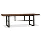 Contemporary Brown Kitchen Dining Table Rectangle Solid Wood Dining Table with Trestle Base Clearhalo ' dining_table' 'Dining Tables & Seating' 'Dining Tables' 'furn' 'furn_dining_table' 'Furniture' 'furniture_dining_table' 'Kitchen & Dining Furniture' 'kitchen&dining_furn' 'kitchen' 'kitchen_dining_table' 1200x1200_815501fa-cac3-4689-aadb-f43d0502cb56