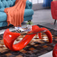 Glass Top Cocktail Table Oval Modern Minimalist Coffee Table Clearhalo 'Coffee & Accent Tables' 'Coffee Tables' 'coffee_tables' 'furn' 'furn_coffee_tables' 'Furniture' 'Living Room Furniture' 1200x1200_815542f7-f6ae-4f4d-983d-1ff08f4fa3f4