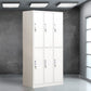 Armoire blanche moderne en métal pour armoire finale mate à la maison avec porte à charnière