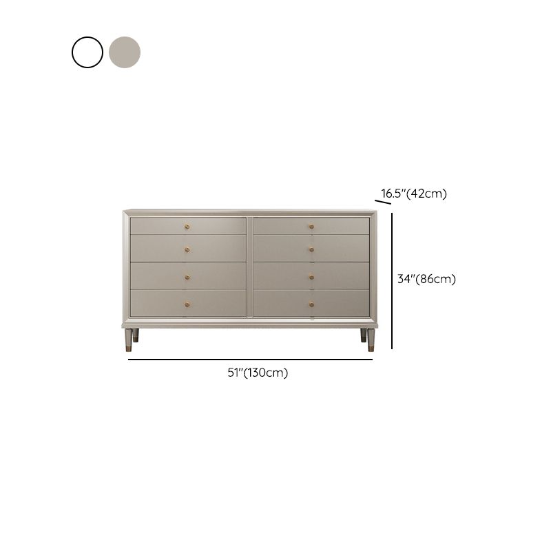 Modernisme Accenttafel Nachtkastje Opberglade Bed Nachtkastje met 8/9 laden voor thuis