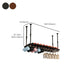 Industrial Metal Wine Bottle & Glass Rack Hanging Wine Rack Kit