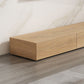 Contemporary Wood TV Media Stand Natural Media Console with Drawers