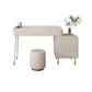 Modern Makeup Vanity Table for Bedroom with Stool Set 31.5" High