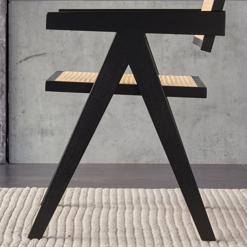 Contemporary Style Open Back Dining Side Chair Wood Single Dining Chair Clearhalo ' kitchen&dining_furn' 'Dining Chairs' 'Dining Tables & Seating' 'dining_chair' 'furn' 'furn_dining_chair' 'Furniture' 'furniture_dining_chair' 'Kitchen & Dining Furniture' 'kitchen' 1200x1200_8163b0d6-424c-4b31-a172-323f223d369e