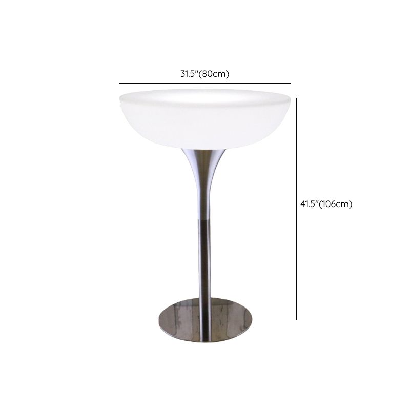 Polyethylene Round Table Industrial Style Commercial Outdoor Bar Table Clearhalo 'Bar Furniture' 'Bar Tables' 'bar_tables' 'furn' 'furn_bar_tables' 'Furniture' 'Kitchen & Dining Furniture' 1200x1200_81676b72-4473-47fc-81a2-dc96373b0c52