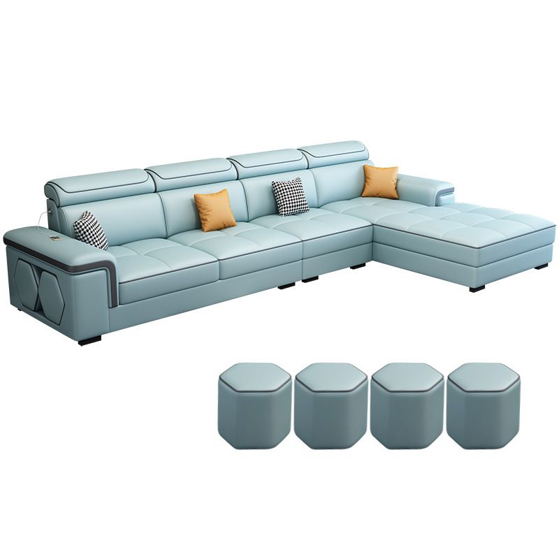 Contemporary L-shape Sectional Right Hand Facing Sofa and Chaise for Living Room Clearhalo 'Furniture' 'furniture_sectionals' 'Living Room Furniture' 'Sectionals' 1200x1200_8168118d-244f-44dc-94f4-7bf2152a9314