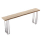Pine Wood Bar Dining Table Modern Rectangle Bar Table with Double Pedestal for Balcony Clearhalo 'Bar Furniture' 'Bar Tables' 'bar_tables' 'furn' 'furn_bar_tables' 'Furniture' 'furniture_bar_tables' 'Kitchen & Dining Furniture' 1200x1200_81690aae-cb45-4130-b565-2a17b4ffa674