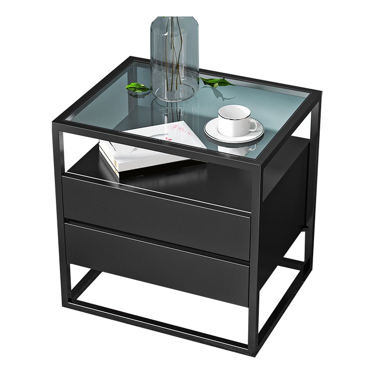 Solid Wood Bed Nightstand Contemporary Bedside Cabinet with Drawers Clearhalo 'Bedroom Furniture' 'furn' 'furn_night_stand' 'Furniture' 'night_stand' 'Nightstands' 1200x1200_81698f85-cc9b-4519-9f96-b7a964d09978