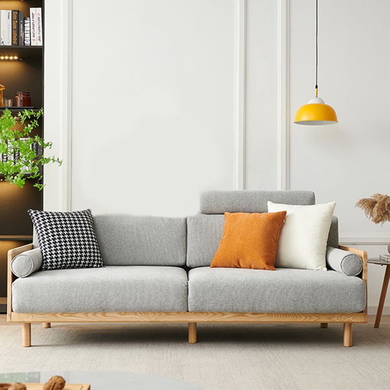 Ultra-Modern Linen Square Arm Sofa with Loose Back for Apartment and Living Room Clearhalo 'furn' 'furn_sofas' 'Furniture' 'furniture_sofas' 'kitchen' 'kitchen_sofas' 'Living Room Furniture' 'Sofa' 'sofas' 1200x1200_8169cb20-fb2e-4ab4-8d26-c72fd2dbe2cf