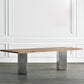 Rectangle Shape Glam Dining Table Solid Wood Fixed Table for Kitchen Clearhalo ' dining_table' 'Dining Tables & Seating' 'Dining Tables' 'furn' 'furn_dining_table' 'Furniture' 'furniture_dining_table' 'Kitchen & Dining Furniture' 'kitchen&dining_furn' 'kitchen' 'kitchen_dining_table' 1200x1200_816a03d5-eb3f-44b8-b7d5-9ad910c3491c