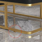 Glam Rectangle Cocktail Table with Marble Top and 1 Drawer and 1 Shelf Clearhalo 'Coffee & Accent Tables' 'Coffee Tables' 'coffee_tables' 'furn' 'furn_coffee_tables' 'Furniture' 'Living Room Furniture' 1200x1200_816a0989-cc9d-4fda-bc73-155d51e7e5d8